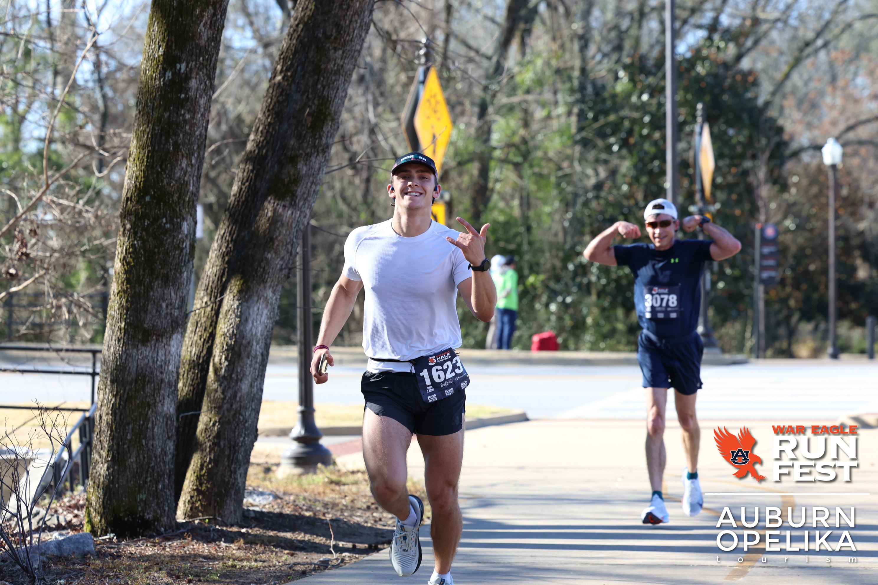 Joseph McGaha racing in a Chelsea High School singlet